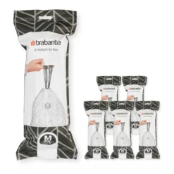 Brabantia PerfectFit roskapussi 120 pussia, Malli M, 60 l