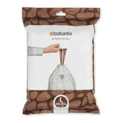Brabantia PerfectFit -roskapussi 40 kpl, 40–45 litraa
