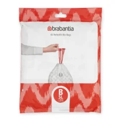 Brabantia PerfectFit -roskapussi 40 kpl, 5 litraa