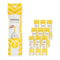Brabantia PerfectFit roskapussi 200 pussia, Malli A, 3 l