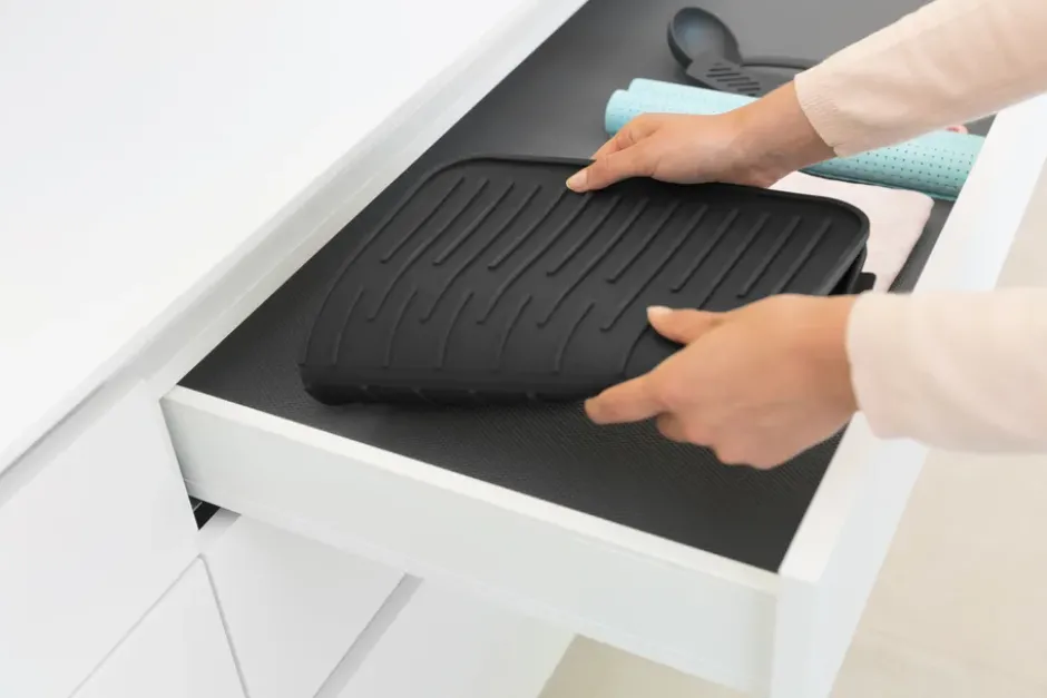 Brabantia tiskimatto silikon, tummanharmaa