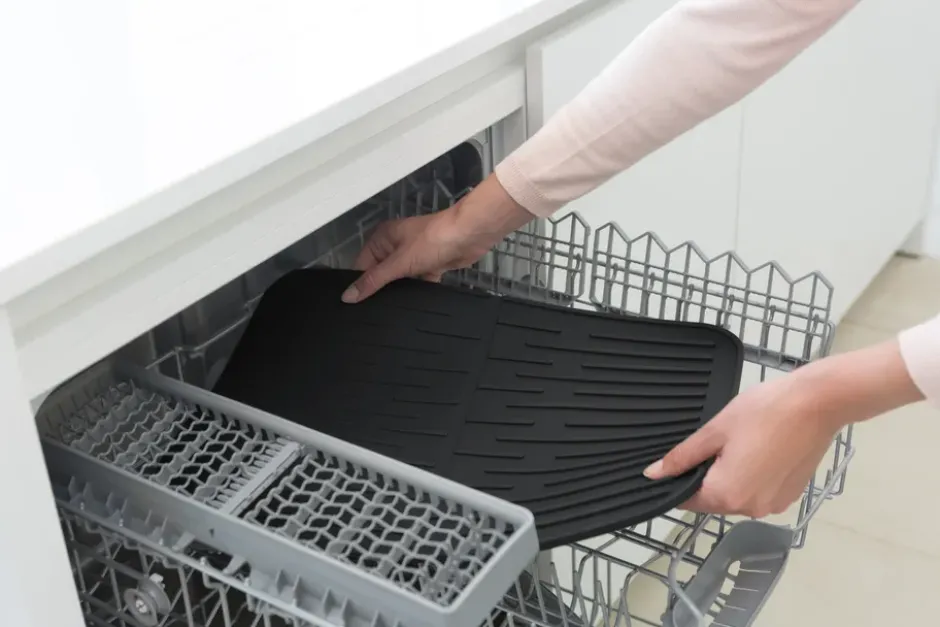 Brabantia tiskimatto silikon, tummanharmaa