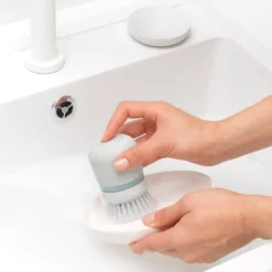 Brabantia vaihtotiskiharja, Vaaleanharmaa