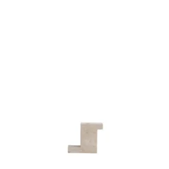 Brick kynttilänjalka kalkkikivi 10,5x12,5 cm, Kalkkikivi