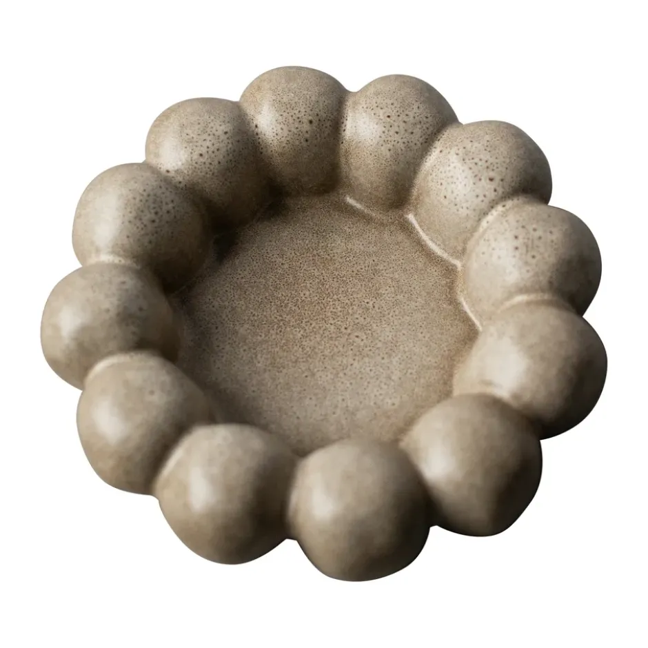 Bright kynttilänalusta Ø17 cm, Beige