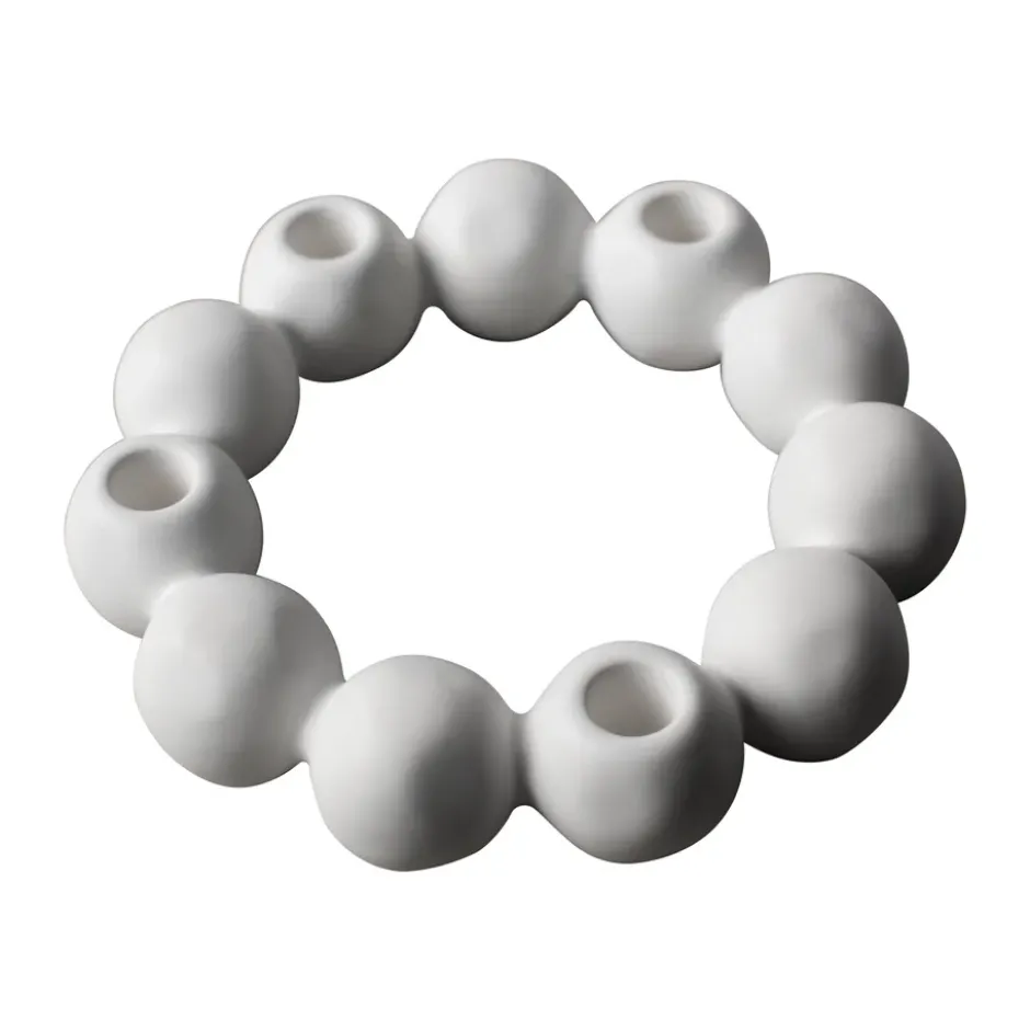 Bright kynttilänjalka Ø27 cm, White