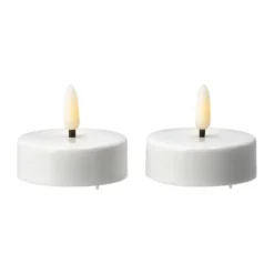Bright lämpökynttilä LED Ø 5,8 cm 2-pakkaus, White