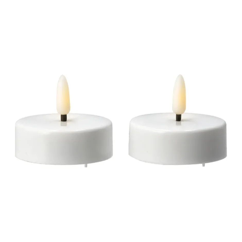 Bright lämpökynttilä LED Ø 5,8 cm 2-pakkaus, White
