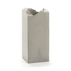 Broquaine maljakko S 28 cm, Grey