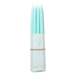 Broste Copenhagen -antiikkikynttilä kastettu 10-pakkaus, Mint green