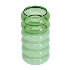 Bubble 2-in-1 vaasi ja kynttilänjalka 13,5 cm, Green