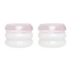 Bubble kynttilälyhty Ø5,6 cm 2-pakkaus, Milky white-pink