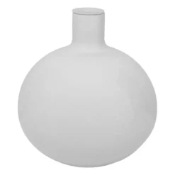 Bubble kynttilänjalka M 18 cm, White