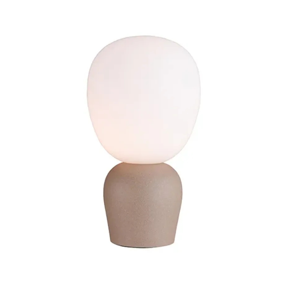 Buddy pöytävalaisin opaalilasi, Sand (beige)