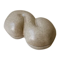 Bun kulho kannella 11 x 18 cm, Beige