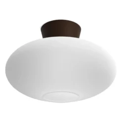 Bvillao kattovalo XL opaalilasi Ø38 cm, Oxid