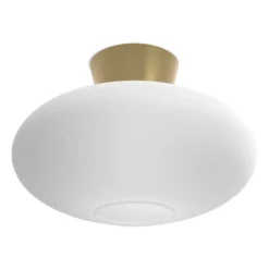 Bvillao kattovalo XL opaalilasi Ø38 cm, Messinki
