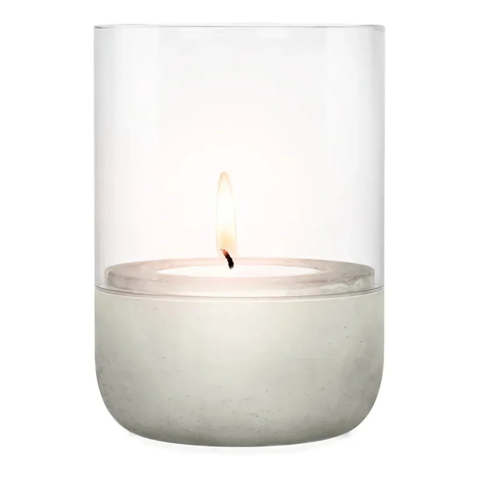 Calma kynttilälyhty Ø 10 cm, Light grey