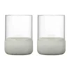 Calma kynttilälyhty Ø 7 cm 2-pakkaus, Light grey