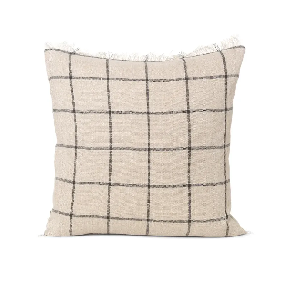 Calm tyyny camel-black, 48x48 cm
