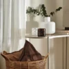 Calm tyynyliina pellava 50x50 cm, Chocolate Brown