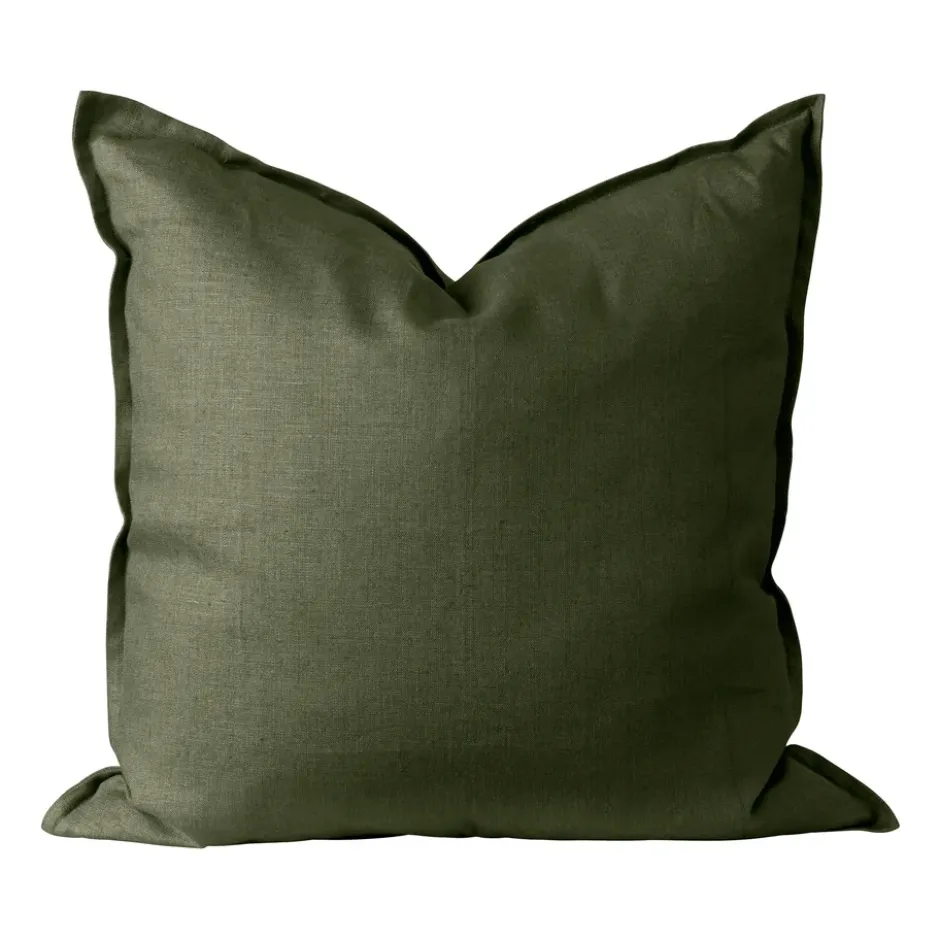 Calm tyynyliina pellava 50x50 cm, Forest Green