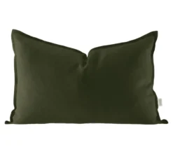 Calm tyynynpäällinen pellava 40 x 60 cm, Forest Green