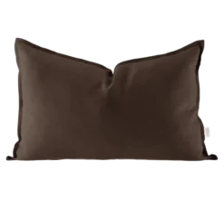 Calm tyynynpäällinen pellava 40 x 60 cm, Chocolate Brown