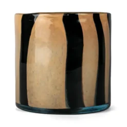 Calore kynttilälyhty-maljakko M Ø15 cm, Black-beige