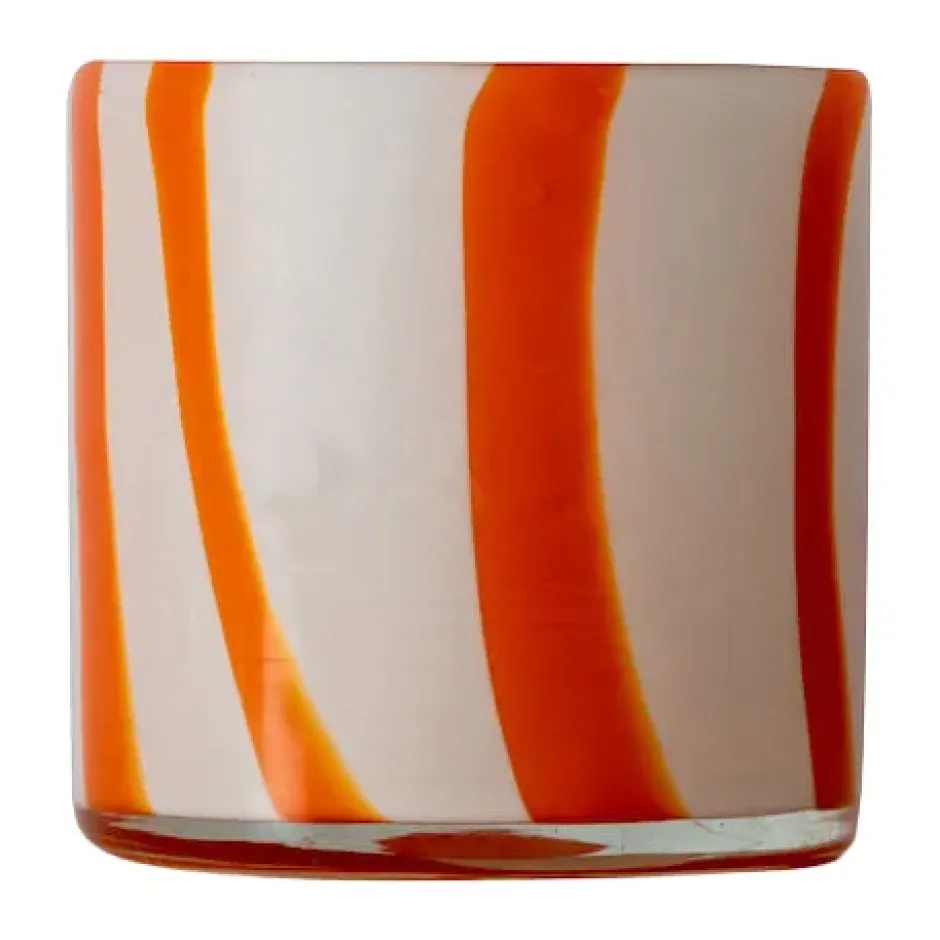 Calore kynttilälyhty XS Ø 10 cm, Orange-white