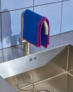 Canteen tiskirätti 31 x 31 cm 2-pakkaus, Blue/fuchsia-Beige/yellow