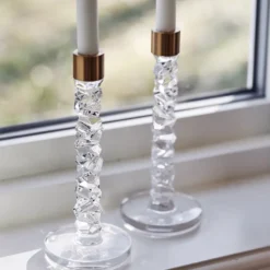 Carat kynttilänjalka, messinkiä, korkeus 18,3 cm