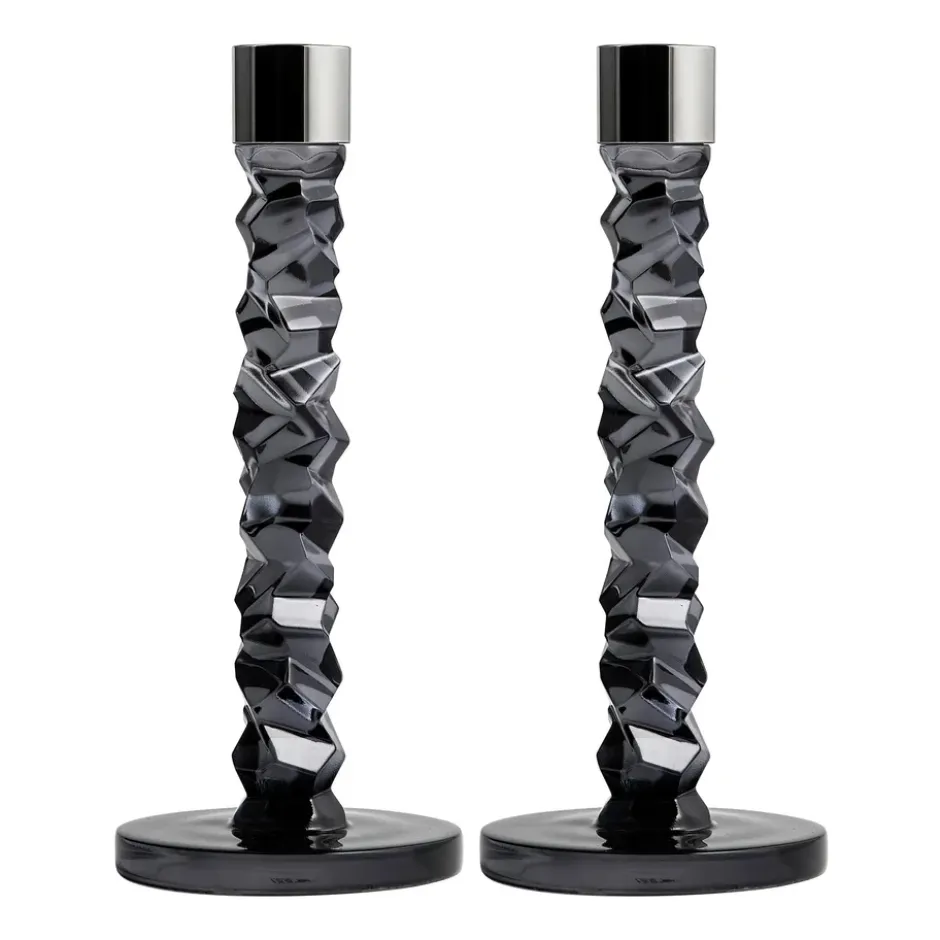 Carat kynttilänjalka 2-pakkaus antrasiitti, 24,2 cm