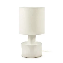 Catherine pöytävalaisin 47 cm, White matt-white