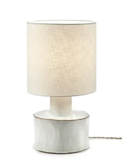 Catherine pöytävalaisin 47 cm, White-white