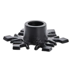 Caville kynttilänjalka lumihiutale 9,5 cm, black