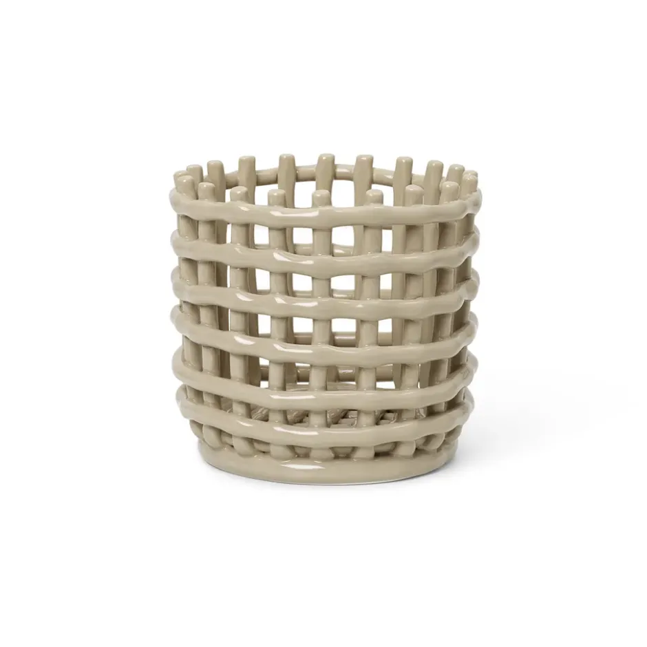 Ceramic punottu kori Ø 16 cm, Cashmere