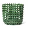 Ceramic punottu kori Ø 23,5 cm, Emerald Green
