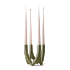Chandelier kynttilänjalka no. 56, Olive green