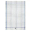 Checked keittiöpyyhe 50x70 cm, Valko-sininen
