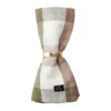 Checked Linen/Cotton kangasservetti 50x50 cm, Olive