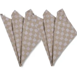 Checki kangasservetti 2-pakkaus, Beige