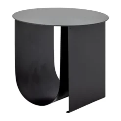 Cher sivupöytä Ø 43 cm, Musta
