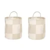 Chess säilytyskorit small 2-pack., Clay-offwhite