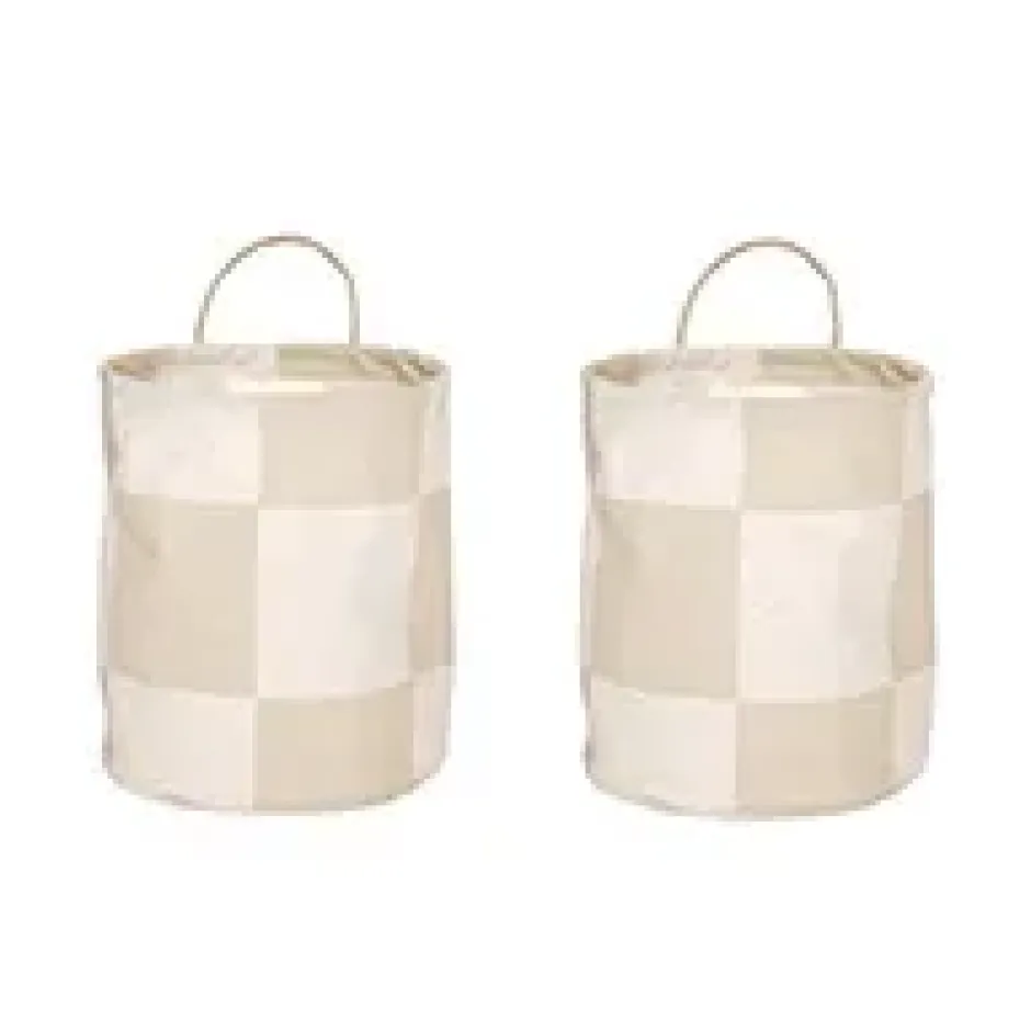 Chess säilytyskorit small 2-pack., Clay-offwhite