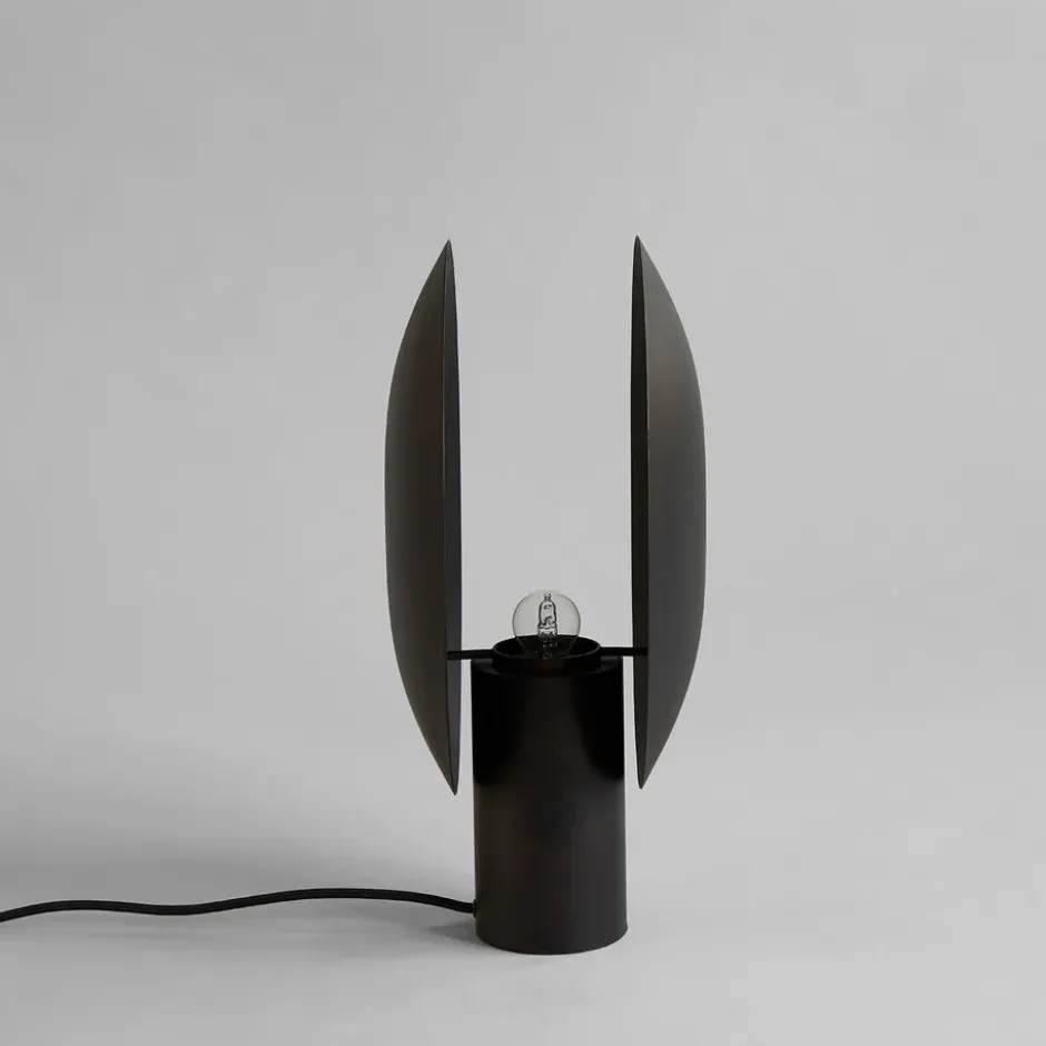 Clam pöytävalaisin 43,5 cm, Burned black