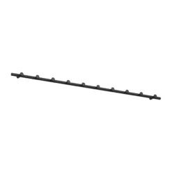 Classic koukkulista 100 cm, Musta