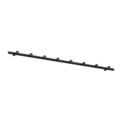 Classic koukkulista 80 cm, Musta