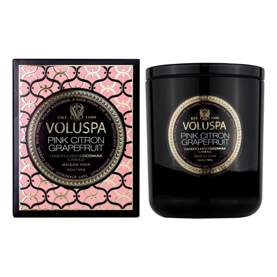 Classic Maison Noir tuoksukynttilä 60 tuntia, Pink Citron Grapefruit