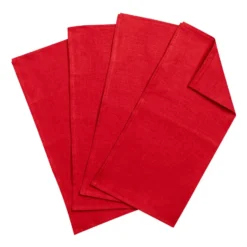 Clean lautasliinat 45 cm x 45 cm, 4-pakkaus, Red